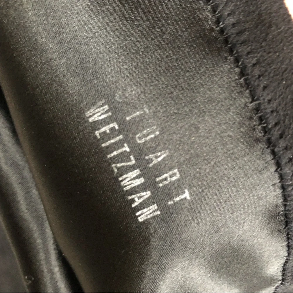Stuart Weitzman Black Suede Over-the-Knee boots - Picture 2 of 5